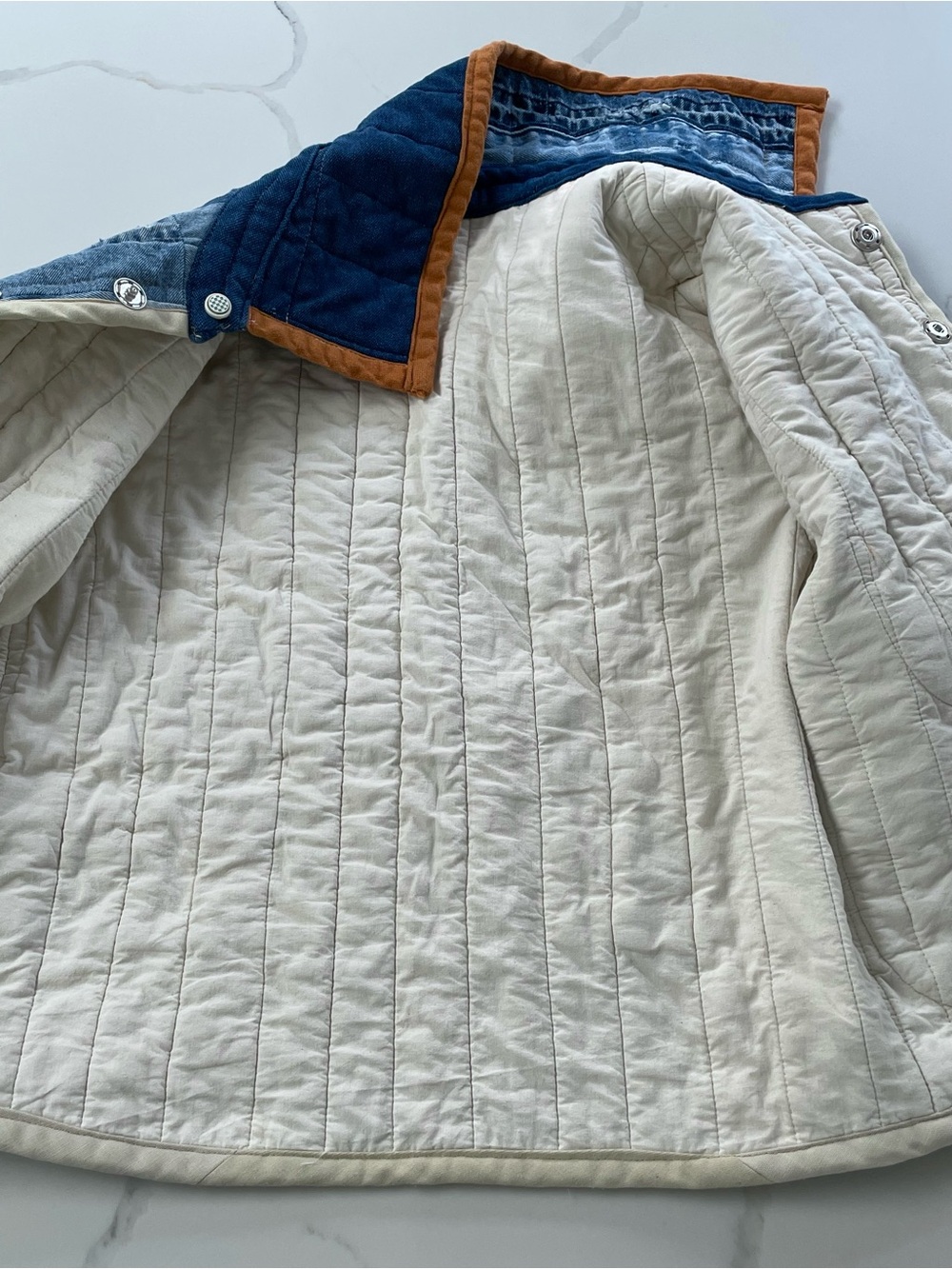 Stunning Handcrafted Upcycled Patchwork Custom Denim Jean Jacket - Picture 12 of 12